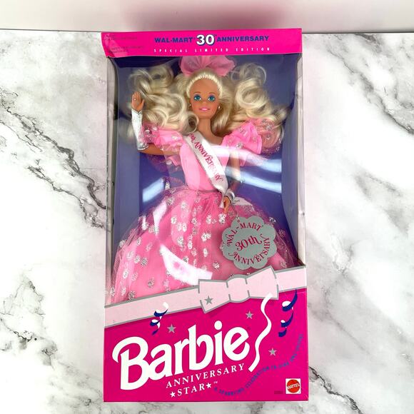 Barbie Anniversary Star Special Limited Edition Walmart 30th Anniversary Mattel - Picture 11 of 12